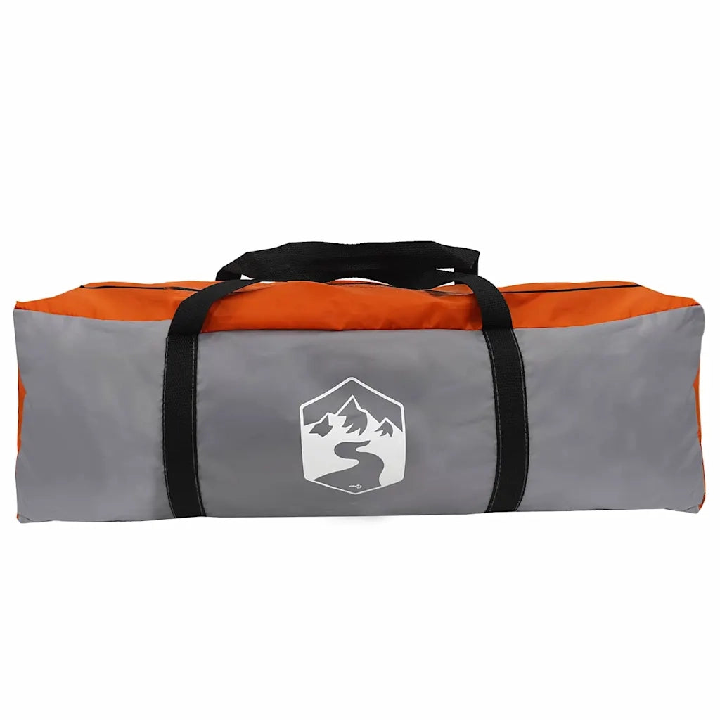 Tenda da campeggio Grigio e arancione 420 x 420 x 227 cm 42001028