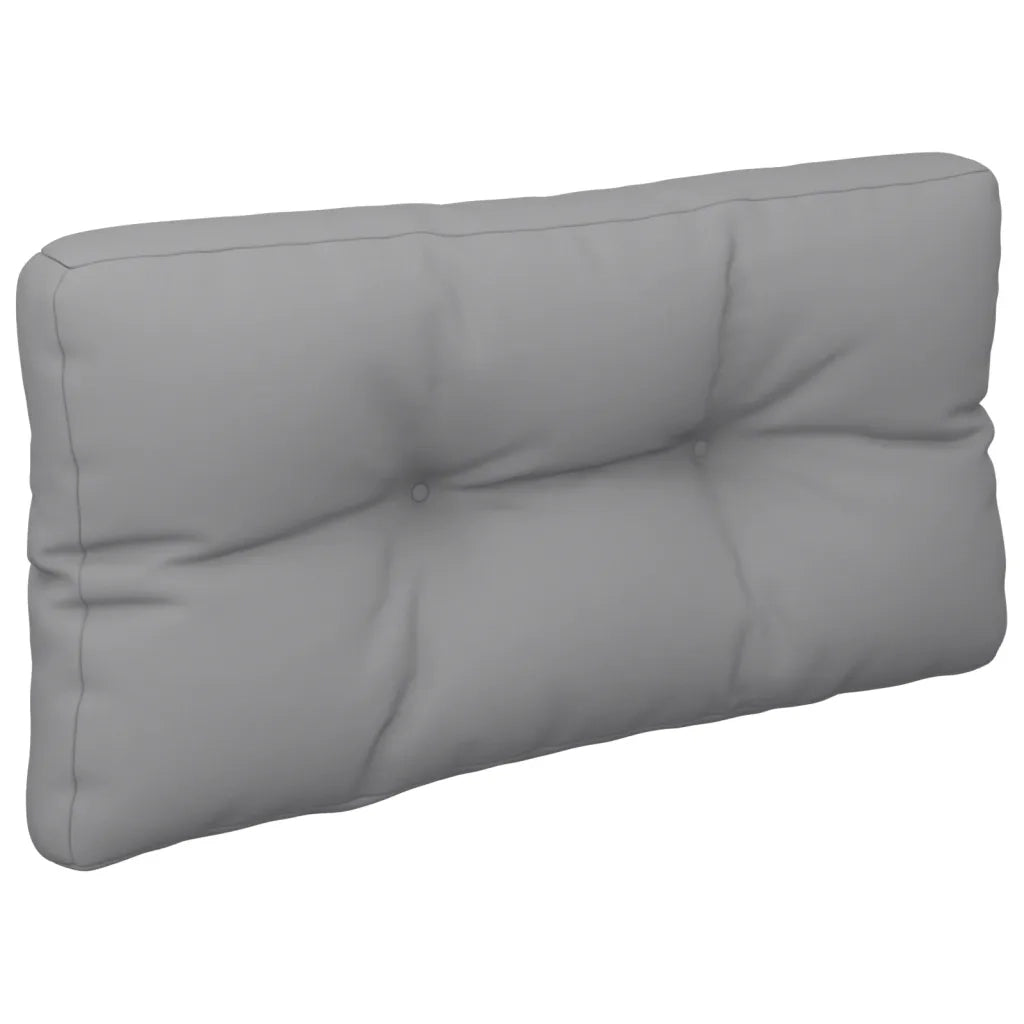 Cuscino per Pallet Grigio 70x40x12 cm in Tessuto 360580
