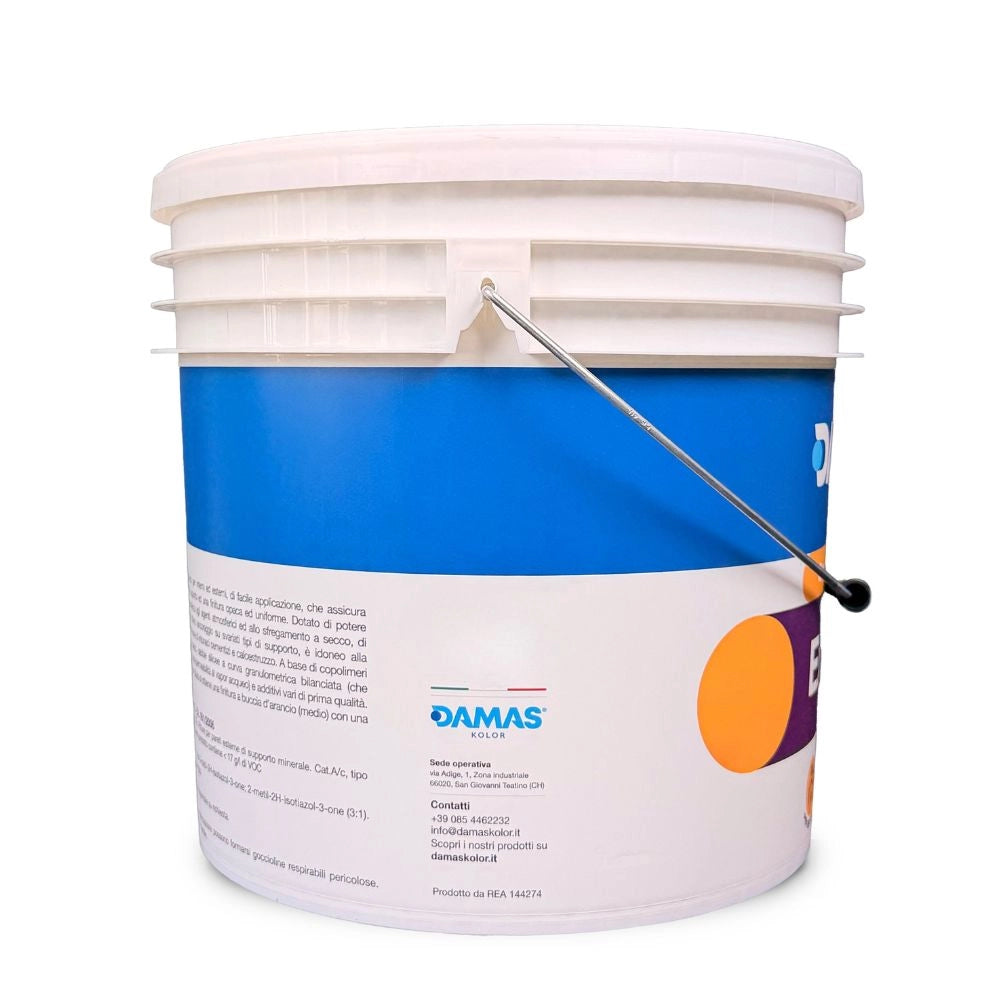 Damas idropittura al quarzo bianca per esterni externa *** formato 2.5 lt, confezione 1