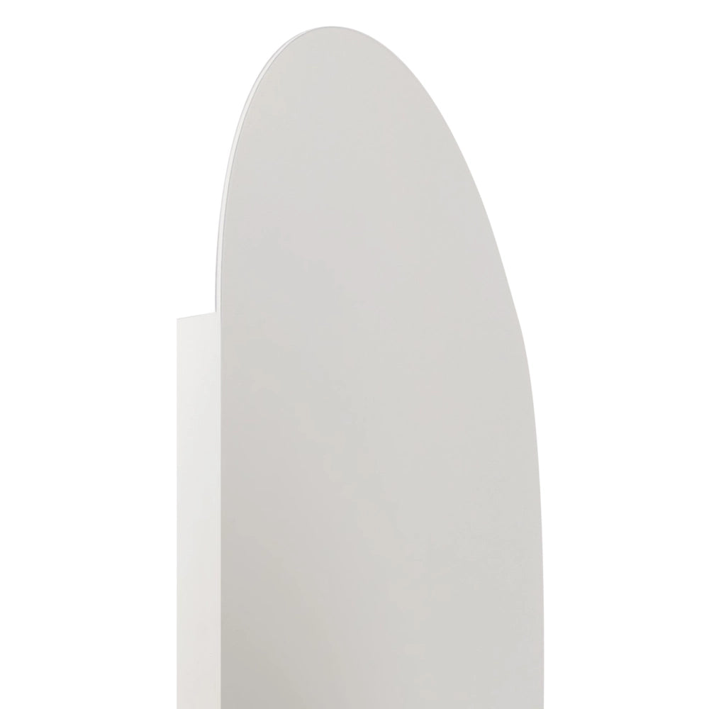 Set di 2 lampade da parete ovali con paralumi a globo in vetro bianco stile retrò