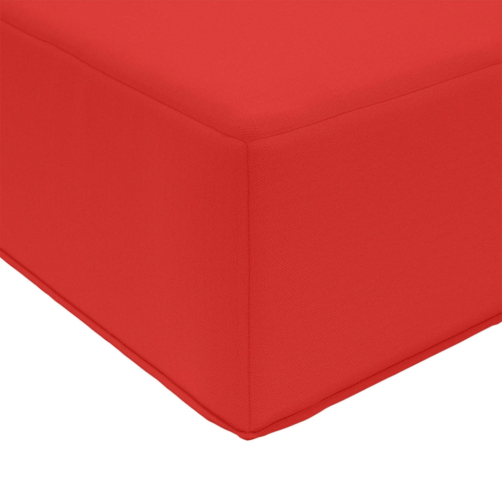 Cuscino per divano da esterno Rosso 60 x 60 x 8 cm Poliestere 900699