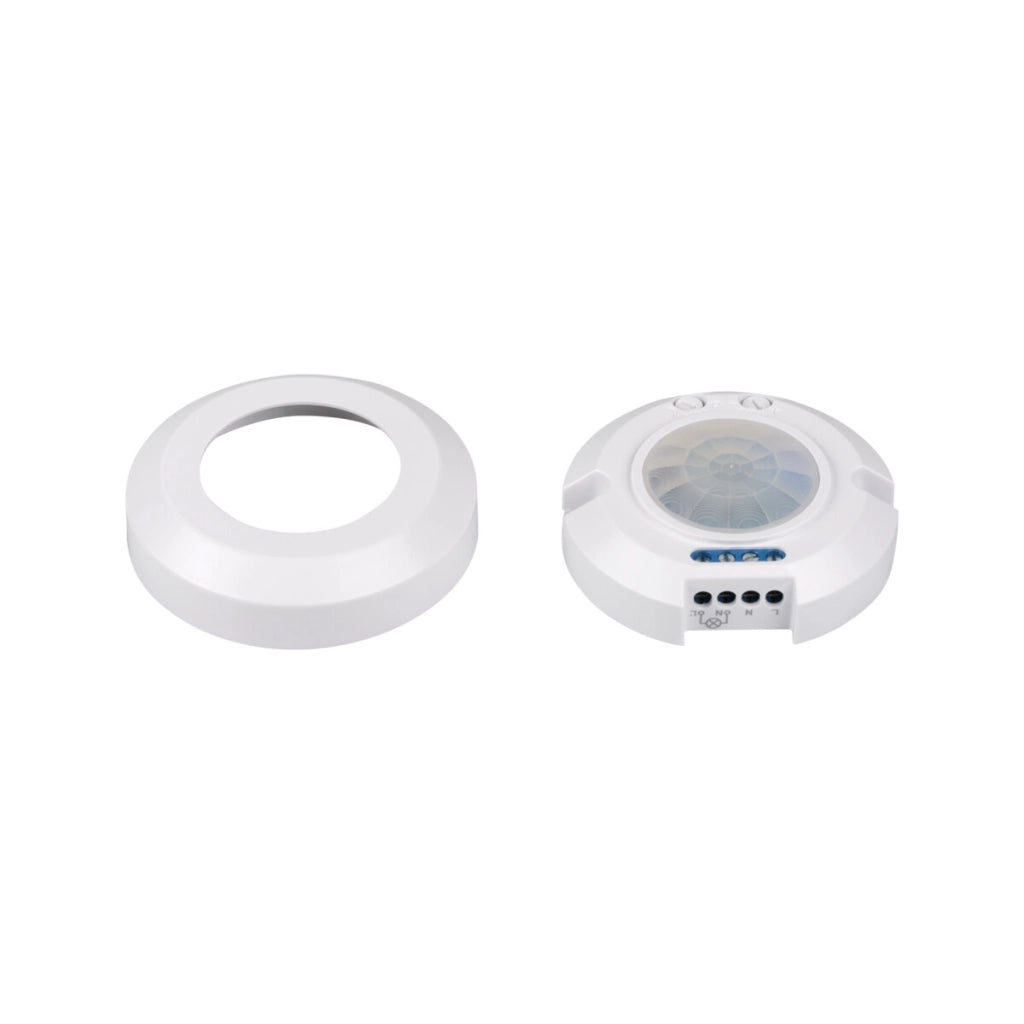 Sensore movimento PIR 360° bianco Kanlux ZONA MINI 37364