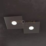 ECCENTRIC APPLIQUE-PLAFONIERA 2 LUCI MARRONE 1156-2L-MA