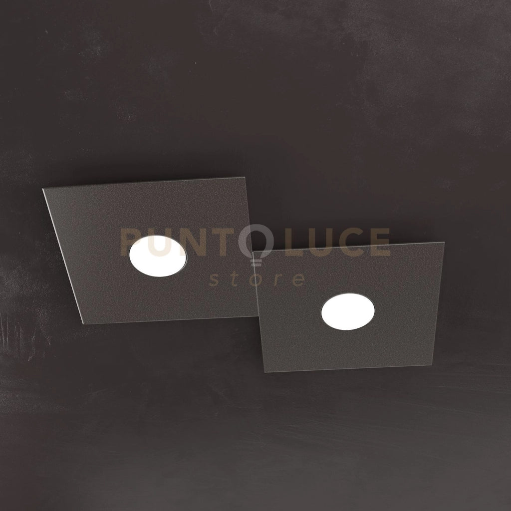 ECCENTRIC APPLIQUE-PLAFONIERA 2 LUCI MARRONE 1156-2L-MA