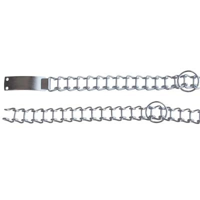 COLLARE A SCALETTA - ACCIAIO NICHELATO CM 40- 12 pezzi