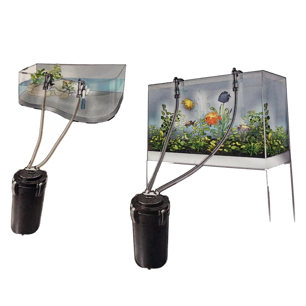 Sicce space eko+100 filtro esterno per acquari fino a 100 l e tartarughiere fino a 60 litri