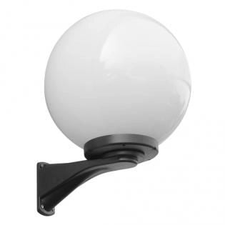 Applique esterna SU-MA sfera fumé nera 25cm E27 IP43