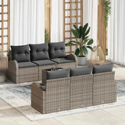 Set Divano da Giardino Grigio 55 x 55 x 37 cm polyrattan 3345929