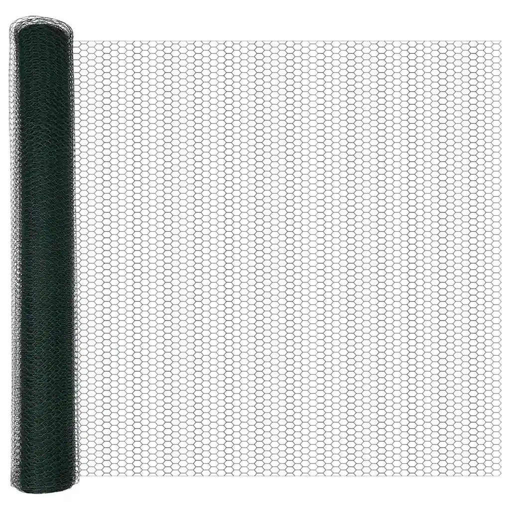 Recinzione Esagonale Verde 1 x 100 m PVC 42005458