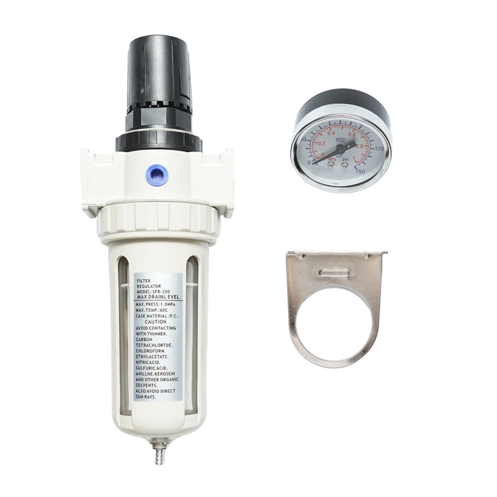 Filtro aria con regolatore di pressione max 1 MPa, 150 psi Hoteche