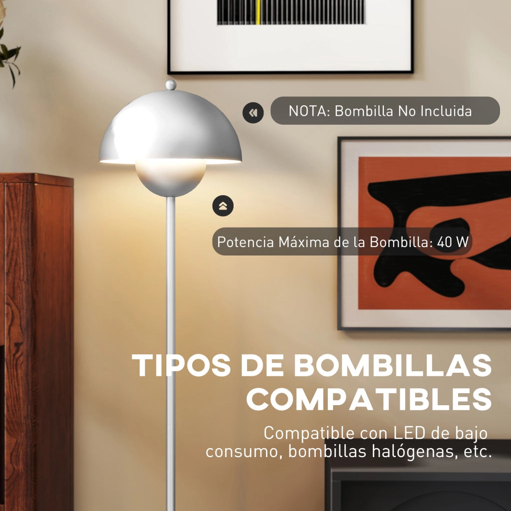 Lampada da Terra Moderna per Salotto ¨C Minimal ¨C Grigio ?30x155 cm
