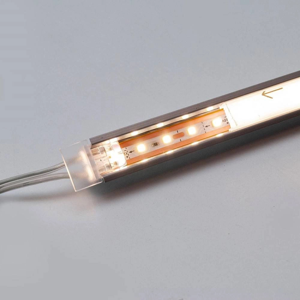 Trade Shop - Barra Led 12 W Profilo Alluminio Incasso Esterno 12 V Luce 4000k Dimmerabile -