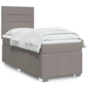 Giroletto a Molle con Materasso Tortora 90x200 cm inTessuto 3291555