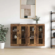 Armadi da Muro 2 pcs Legno vecchio 69,5 x 34 x 90 cm 3394536
