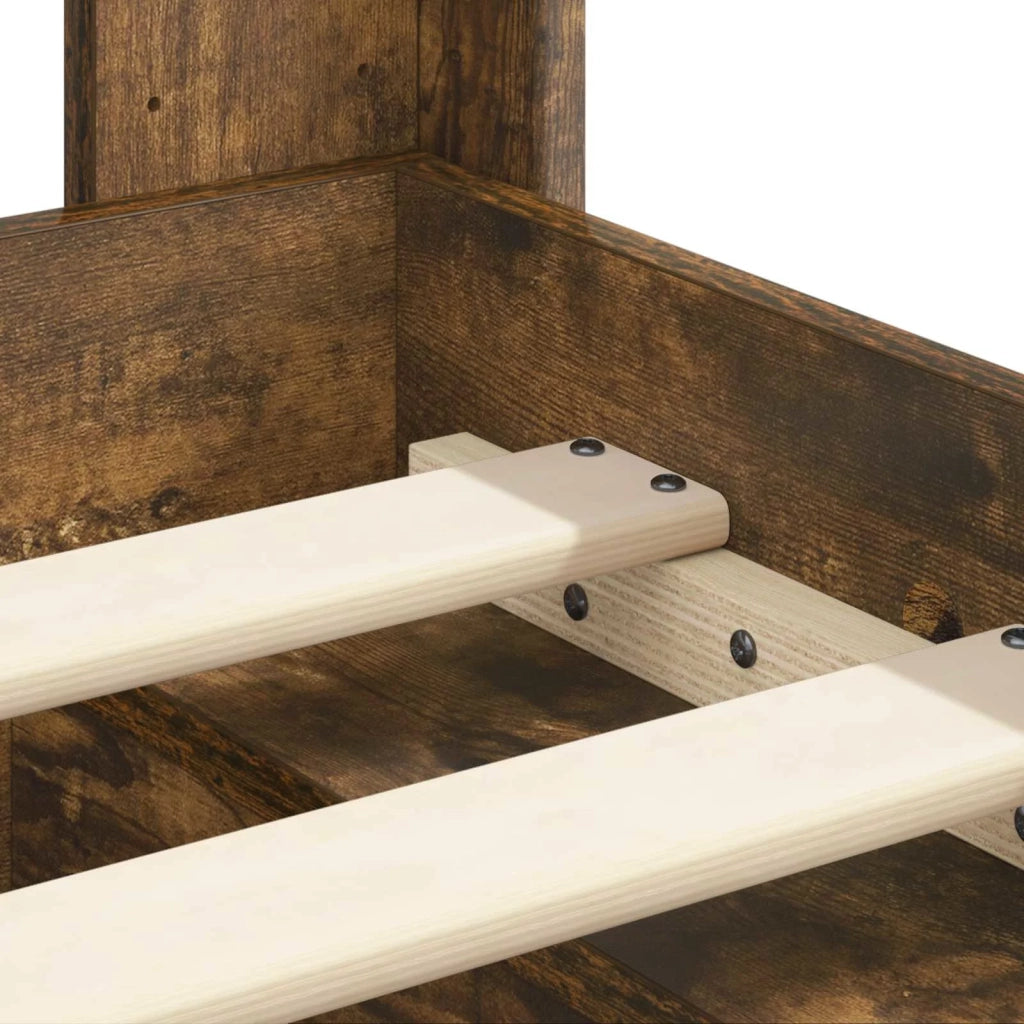 Letto da camera | Struttura del letto con stoccaggio e testata 3 pcs