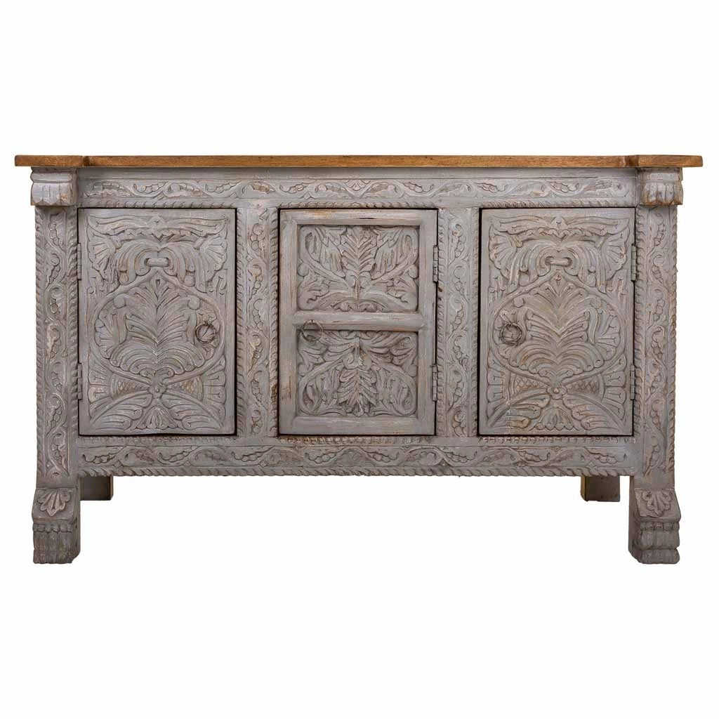 Credenza in legno marrone 124x47x76