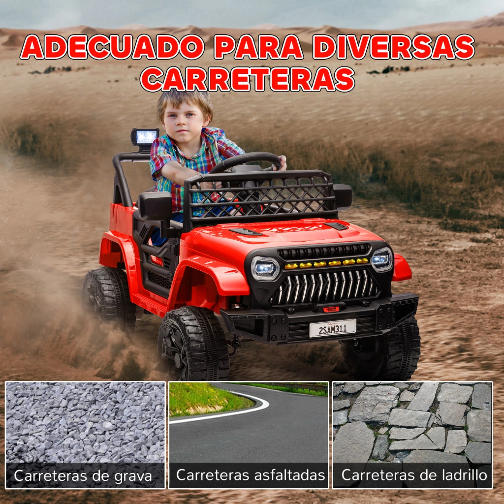 Auto Elettrica per Bambini con Telecomando ¨C Minimal ¨C Rosso