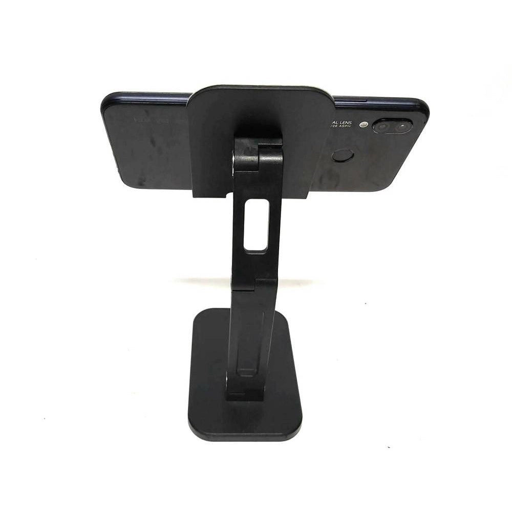Trade Shop - Supporto Da Tavolo Per Tablet Telefono Cellulare Universale 3 Snodi Regolabile -