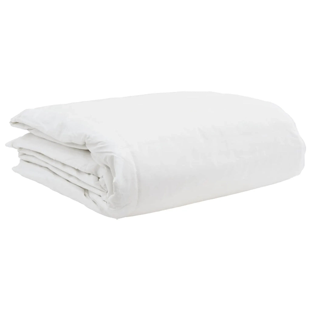 Set di Piumoni con cuscino 3 pcs Bianco Piuma d'anatra