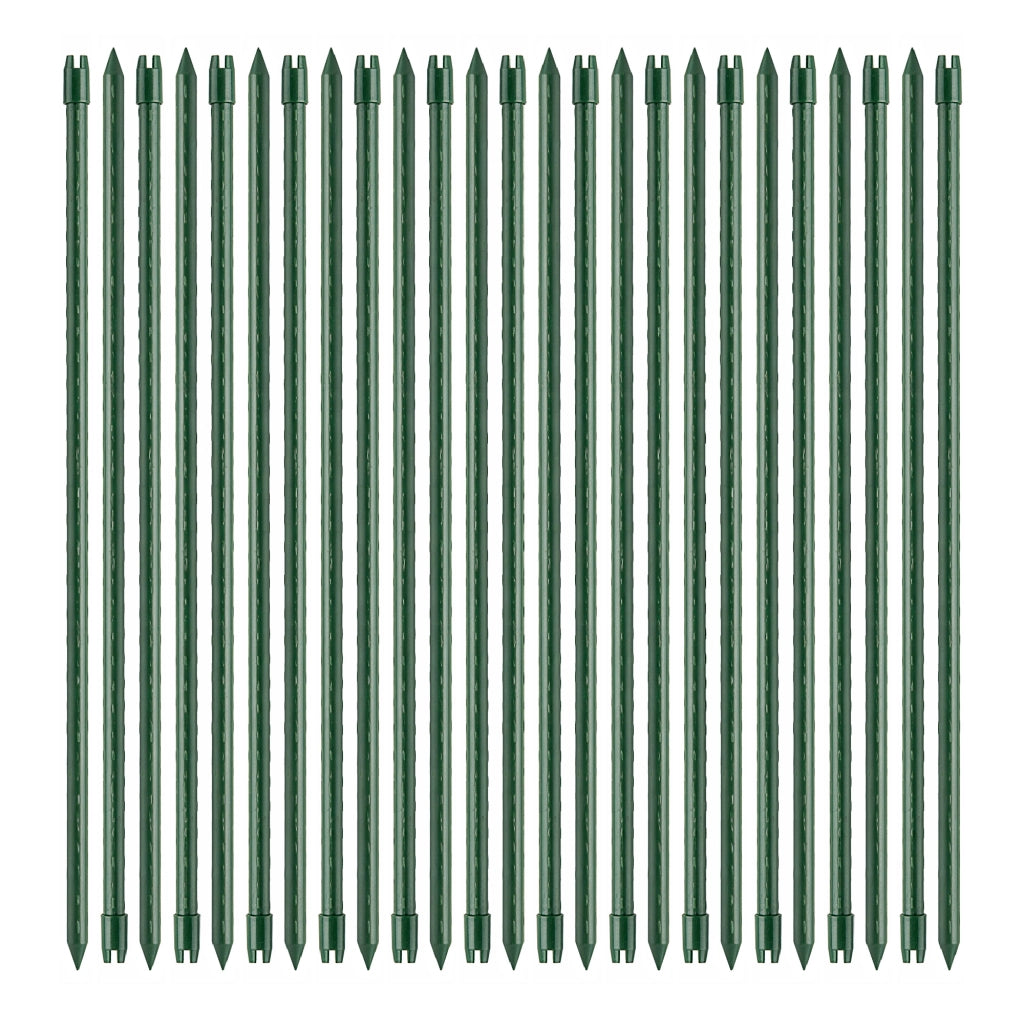 25 Pezzi Paletti in Acciaio per Piante Bastoni di Supporto Stecche per Orto e Recinzioni Tutori Di Varie Misure Resistenti  90 cm – Ø 8 mm
