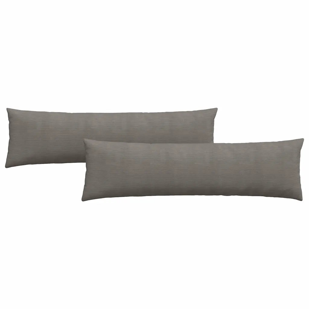 Cuscini da Divano 2 pz | Cuscini per sedie Grigio chiaro 145 x 40 cm