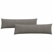 Cuscini da Divano 2 pz | Cuscini per sedie Grigio chiaro 145 x 40 cm