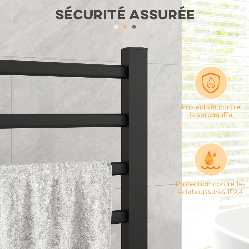 Asciugamani elettrico a parete ¨C zephmum ¨C 53x35x90cm nero