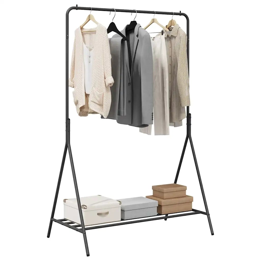 Stendibiancheria Nero 100 x 56 x 154 cm Acciaio 868444
