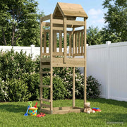 Torre da Gioco Marrone Legno Impregnato Solido 3417201