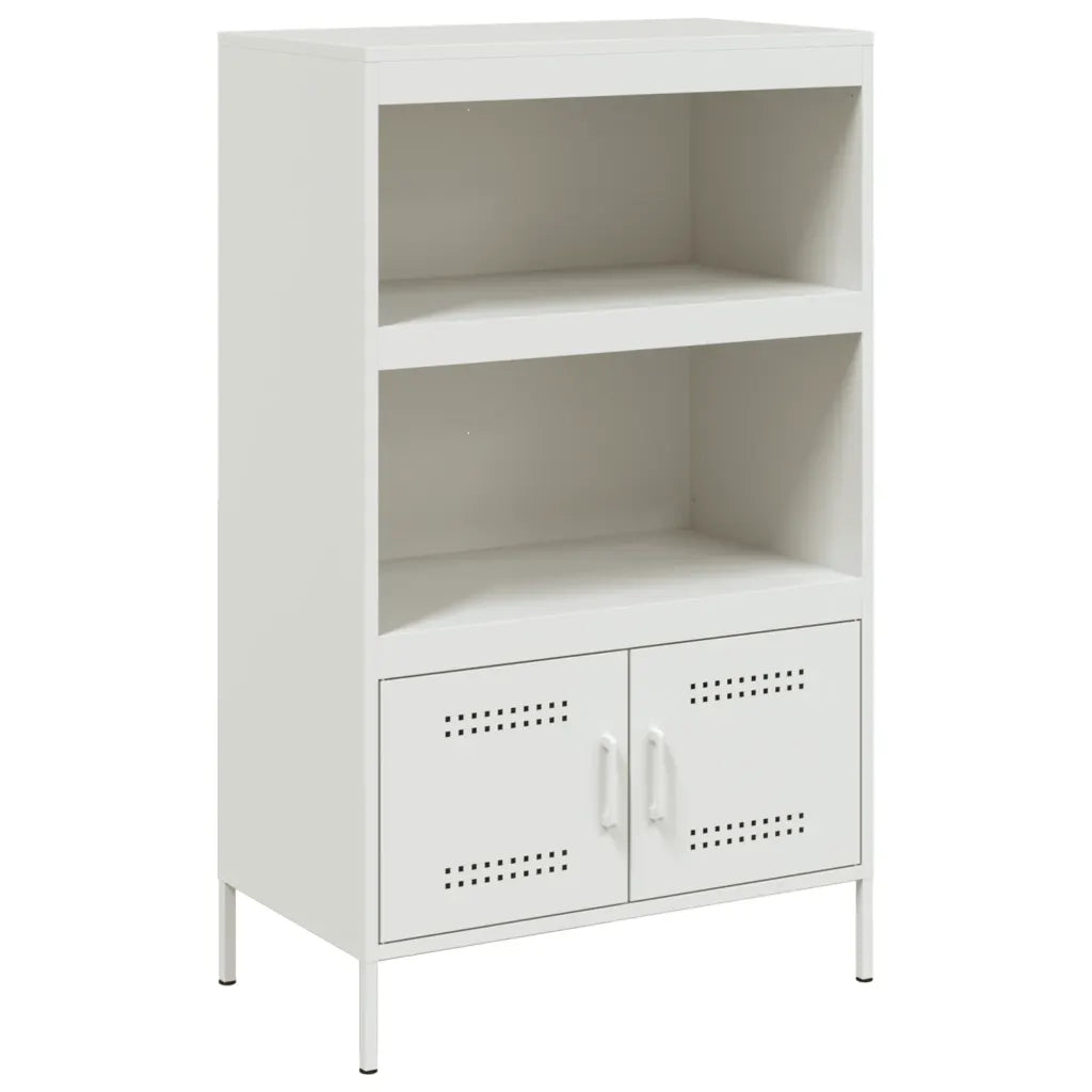 Credenza | Madia | Buffet da pranzo | Armadio da pranzo Bianca 68x39x113 cm in Acciaio