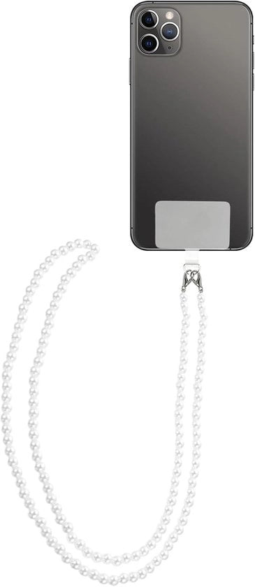 Cordone per telefono mobile con perle per appendere - lunghezza 120 cm