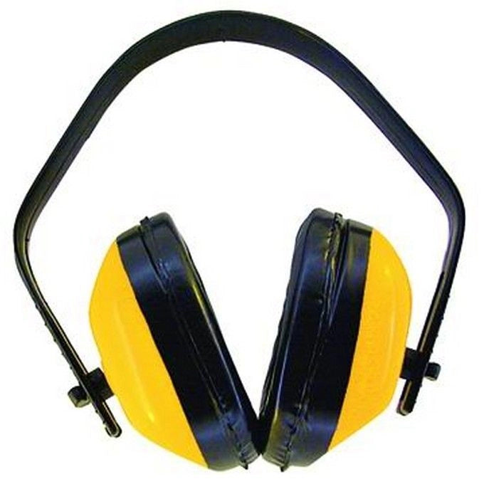 Vigor 54560-10 Cuffie Antirumore Regolabili Archetto Anatomico Flessibile 23 dB EN 352-1:2003 colore Giallo