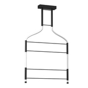 Lampada a sospensione ALHA LED 36W 3000K nera Dohar