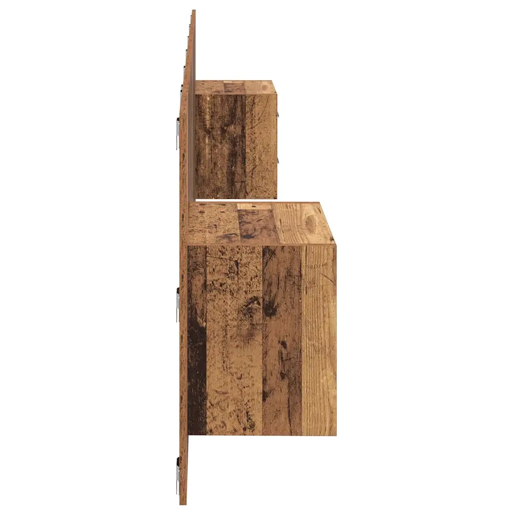 Testata con Comodino 3 pcs Legno vecchio Legno multistrato 3415805