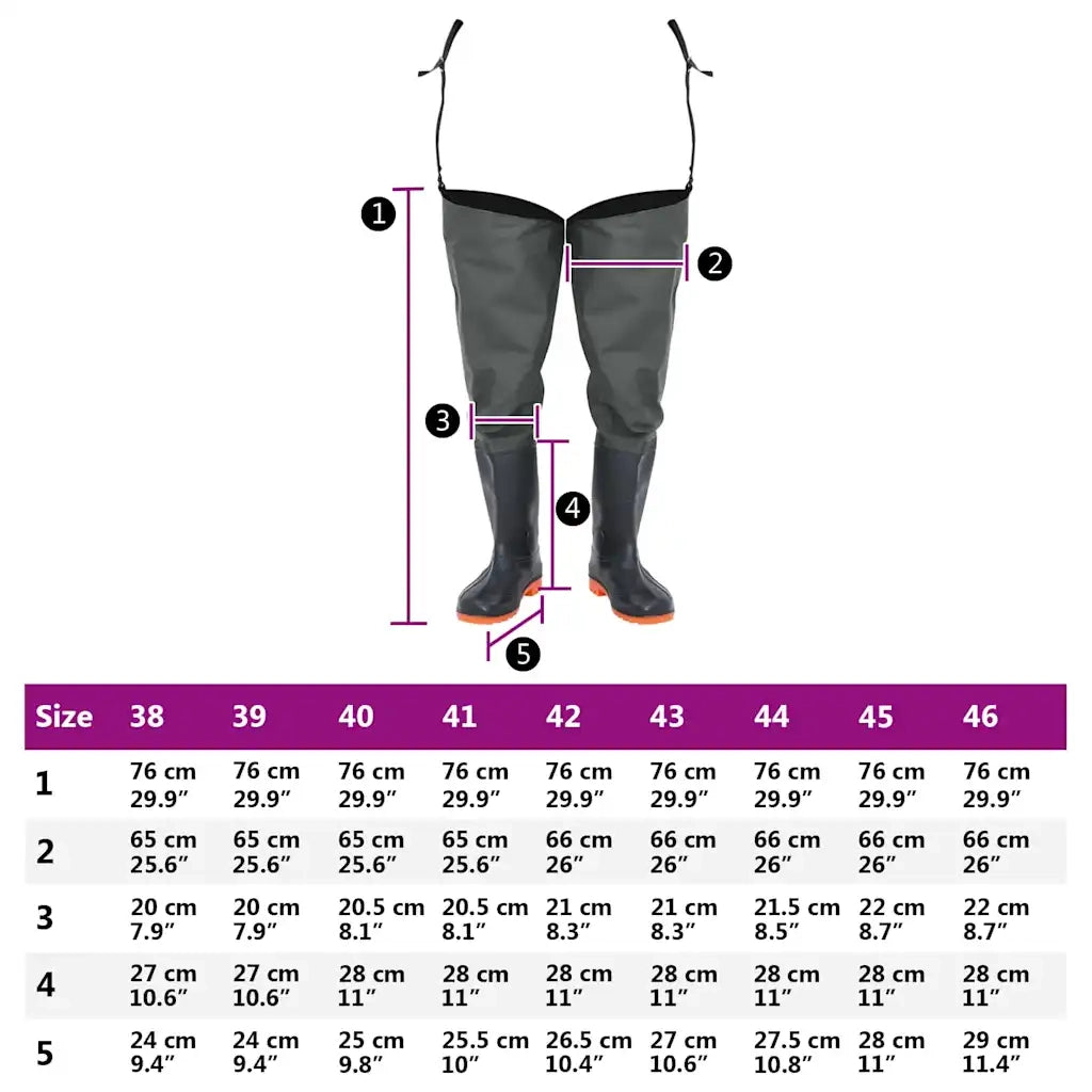 Waders Verde Scuro Misura 39 4017027