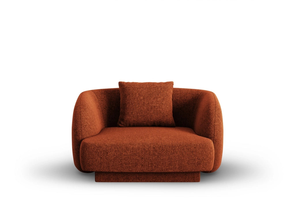 Cosmopolitan Design - Poltrona "Tulum" in ciniglia terracotta 