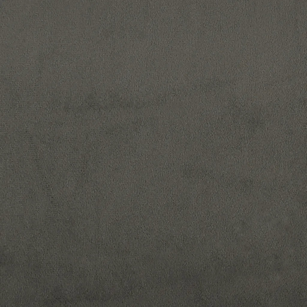 Panca-Sgabello Grigio Scuro 70x30x30 cm in Velluto