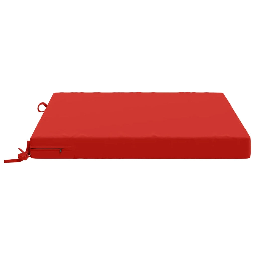 Cuscini per Sedia in 4 Pezzi SOEST 4 pz 100% Poliestere Rosso 944926