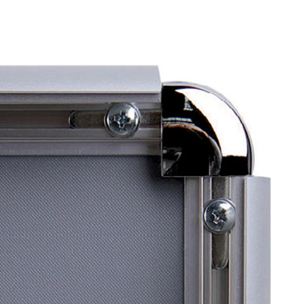 Porta Comunicazioni con Cornice A4 NERA - Bifacciale Alluminio