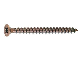 VITE TRUCIOLARE TSP CAVA PZ INTERAMENTE FILETTATA IN ACCIAIO BRONZATO- - ø mm.3,5x45 - 200 pezzi AMBROVIT