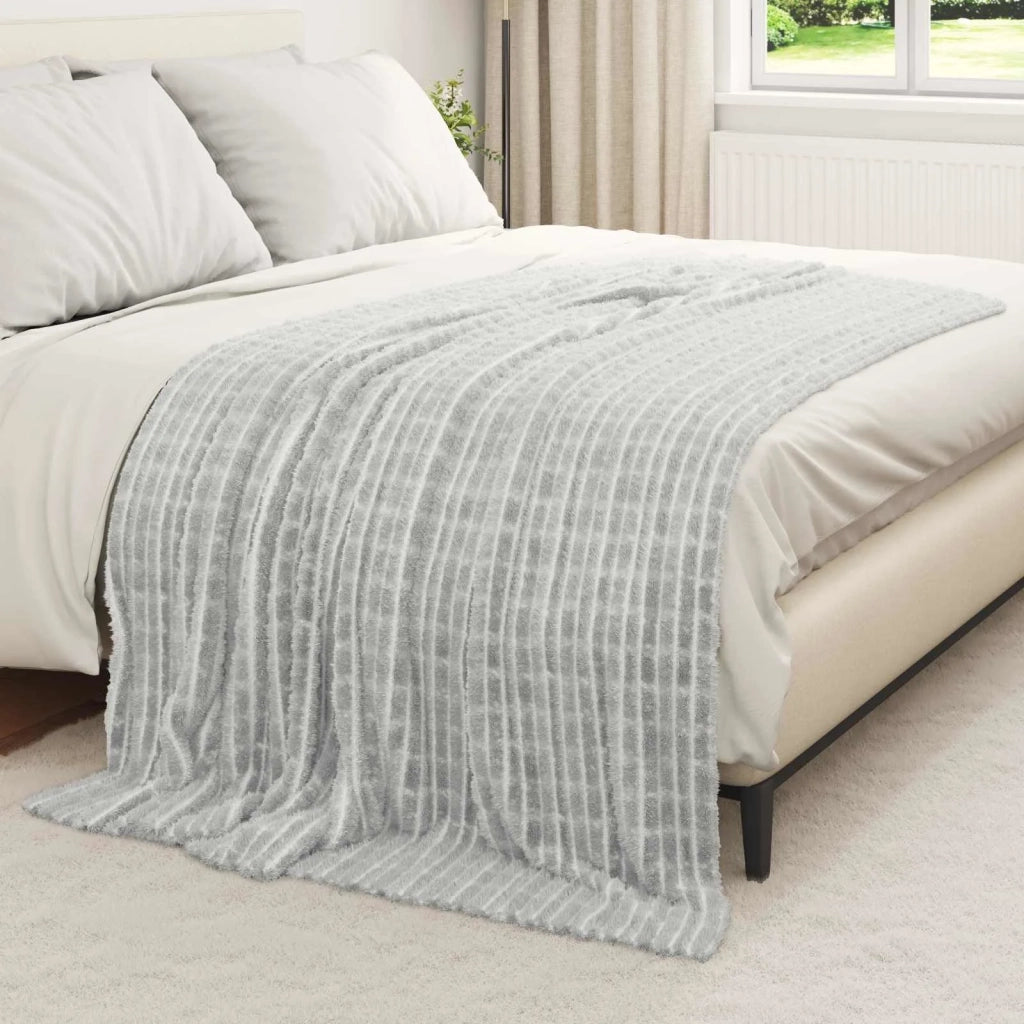 Coperta Grigio 200 x 150 cm Panno 42016922