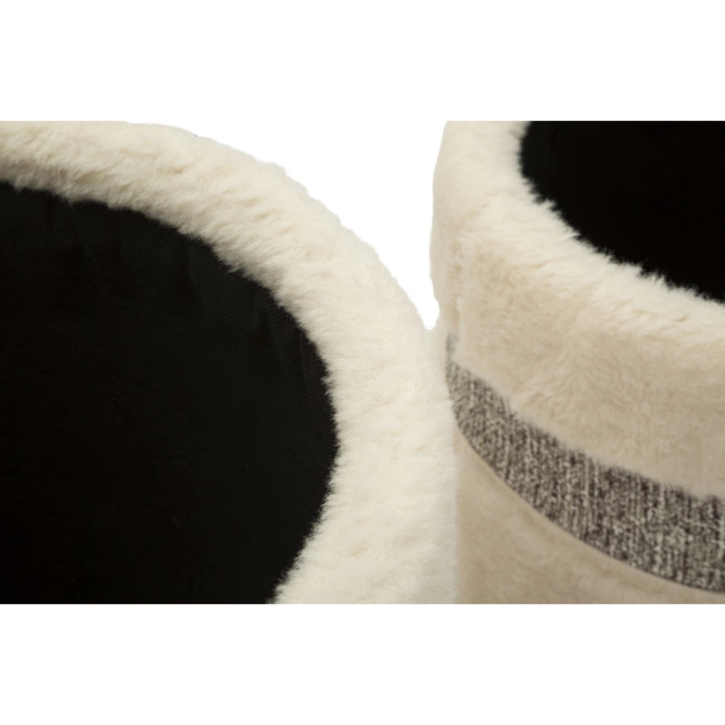 Pouf VKH720, Beige, MDF, 47x40x40 cm