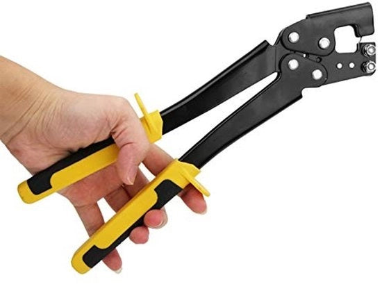 Studkrimptang Professionale per Installazione di Plafond - Raggio di Azione 0,3 x 0,8 cm - Lunghezza 310 mm - Peso Leggero