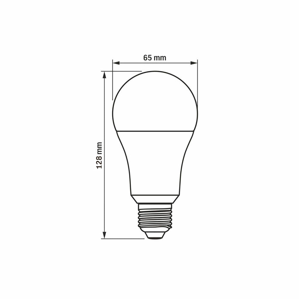 Lampadina LED A65 15W E27 1520lm 6000K luce fredda Videx