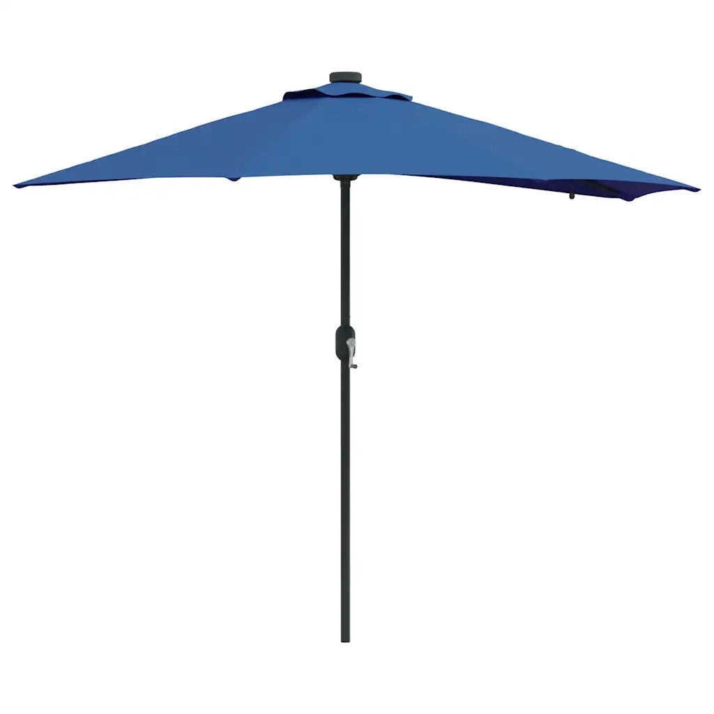 Ombrello da giardino-Ombrellone da spiaggia Azzurro 294 x 150 x 223 cm