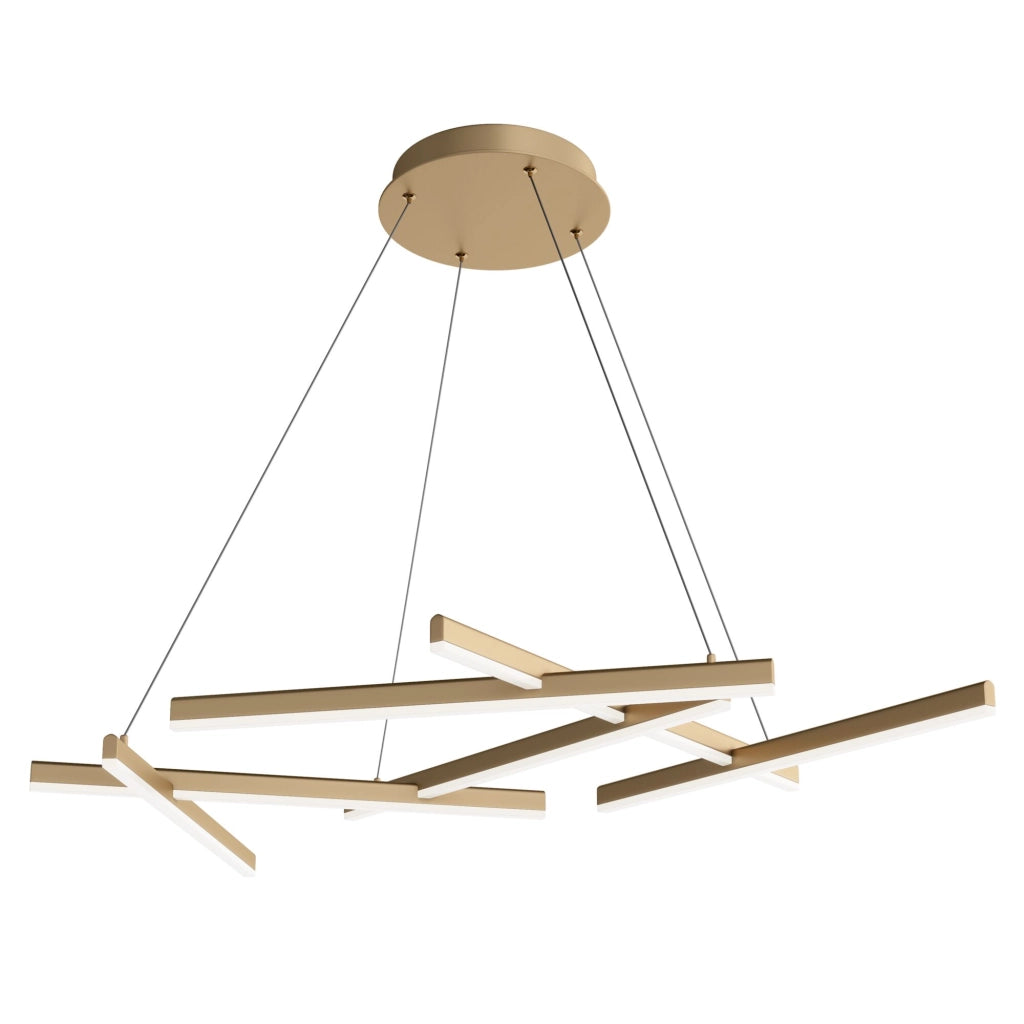 Lampada a sospensione LED oro Maytoni Line MOD016PL-L75MG3K