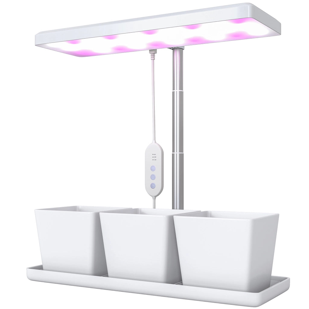 Lampada per Piante LED a Spettro Completo ¨C Xylo ¨C 30 LED, Altezza Regolabile, Timer Automatico, 5 Livelli Luminosit¨¤