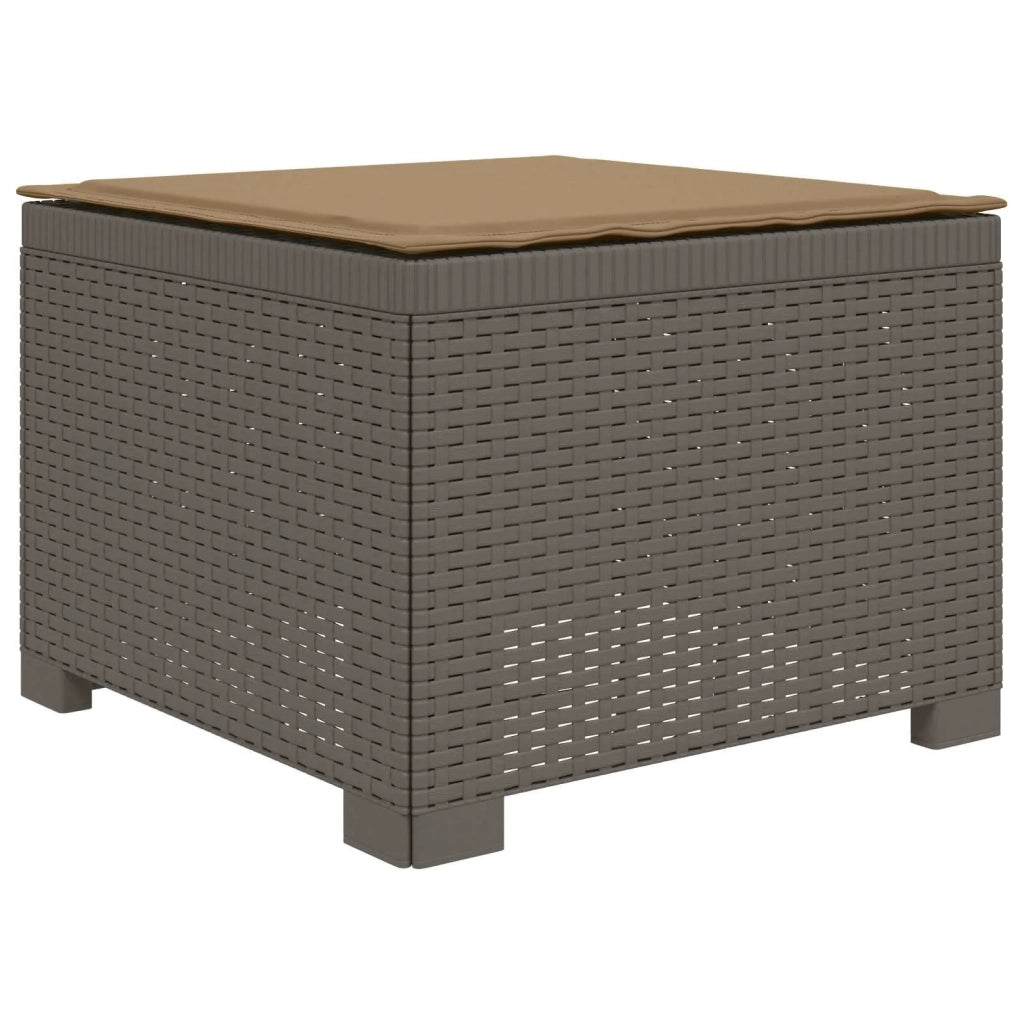 Divano da esterno-Divano da Giardino 3 posti con cuscini in look rattan PP 650913