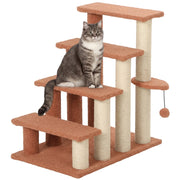 Scaletta per Gatti 4 Livelli ¨C Minimal ¨C 60x40x64 cm Marrone