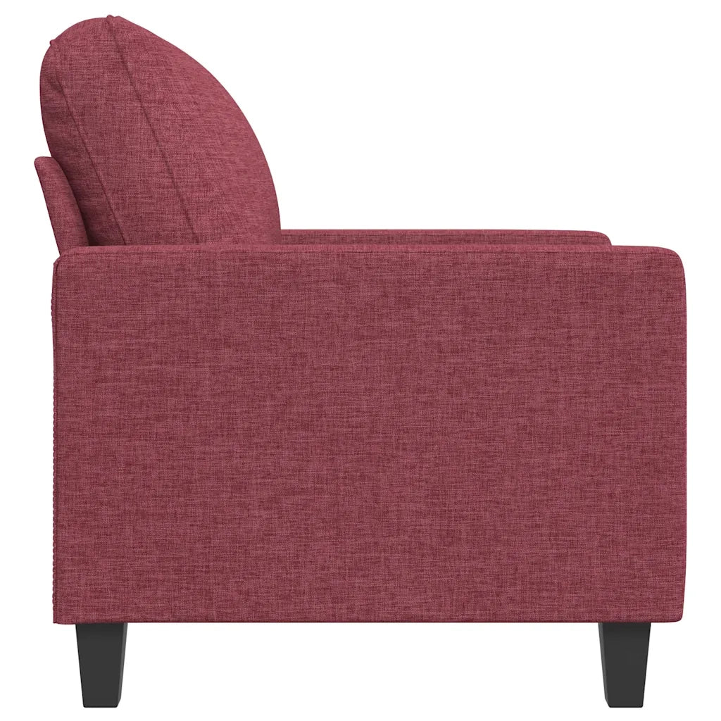 Poltrona Rosso Vino 60 cm in Tessuto 359153